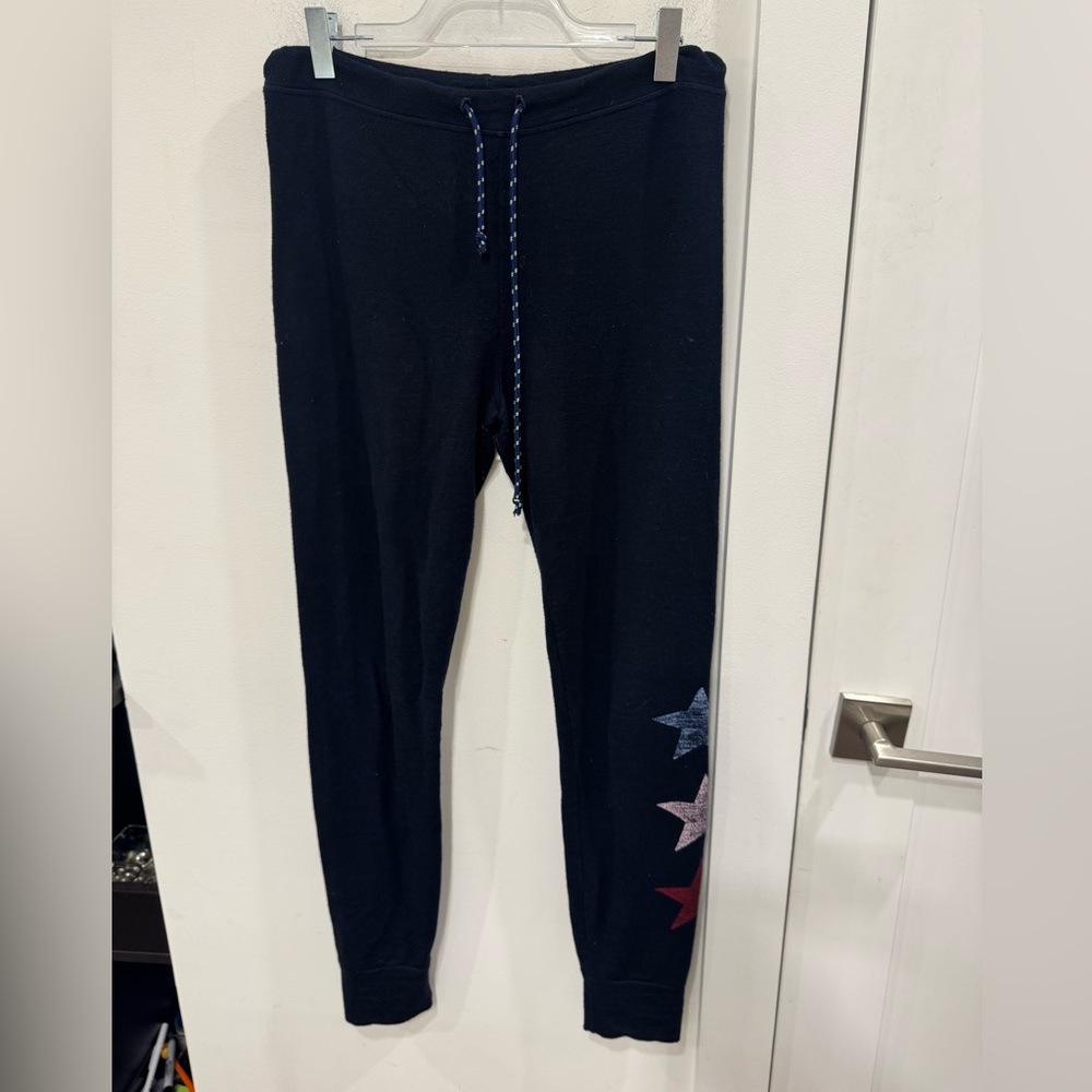 Sundry Navy Joggers with Star Accents